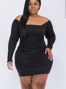 Marina Plus Size Dress-Black – Asymfashion